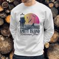 Jaws Sun Set Amity Island Welcomes You Graphic Sweatshirt Gifts for Him