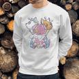 Kawaii Pastel Goth Voodoo Doll Cute Creepy 3 Headed Dog Sweatshirt Gifts for Him