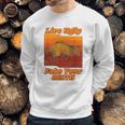 Live Ugly Fake Your Death Retro Sweatshirt Gifts for Him