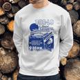 Made In Detroit Boblo Poster Heather Blue Navy Sweatshirt Gifts for Him