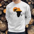 Majestic Elephant Strolling Into The Sun Africa Sweatshirt Gifts for Him