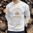 Mens Driveway Social Distancing Sweatshirt Gifts for Him