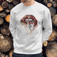 Nfl San Francisco 49Ers Lips Shut The Fuck Up Shirt Sweatshirt Gifts for Him