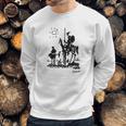 Pablo Picasso Don Quixote Sancho Panza Y Roncinante Sweatshirt Gifts for Him