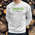 Psych Title Heather Ringer Sweatshirt Gifts for Him