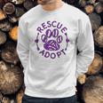 Rescue Adopt Animal Lover Love Cats Dogs Paws Print Lover Sweatshirt Gifts for Him