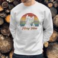 Retro Furry Fandom Furry Vibes Cute Owo Fursuit Sweatshirt Gifts for Him