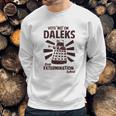 Ripple Junction Doctor Who Vote No To Daleks Adult Sweatshirt Gifts for Him