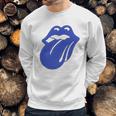 The Rolling Stones Blue Lonesome Logo Sweatshirt Gifts for Him