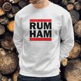 Rum Ham Funny Logo Parody Sweatshirt Gifts for Him