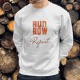 Run Row Repeat Workout With Orange Letters Sweatshirt Gifts for Him