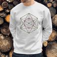 Sacred Geometry Merkabah Cube Of Archangel Metatron Sweatshirt Gifts for Him