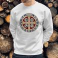 The Saint Benedict Medal Catholic Sweatshirt Gifts for Him