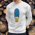 The Simpsons Marge Face Sweatshirt Gifts for Him