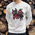 Stitch And Spiderman Sweatshirt Gifts for Him