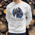 Stitch And Toothless Stay Different Stay Weird Sweatshirt Gifts for Him