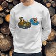 Swimming Yogi Bear Sweatshirt Gifts for Him