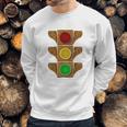 Traffic Light Vintage Rusty Stoplight Stop Go Caution Signal Sweatshirt Gifts for Him