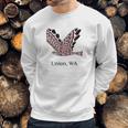 Union Wa Red Tail Hawk Native American Indian Sweatshirt Gifts for Him