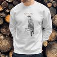 Vintage Kestrel Raptor Sparrow Hawk Art Sweatshirt Gifts for Him