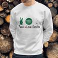 Whole Foods Market Peace Love Sanitize Coronavirus Shirtc Sweatshirt Gifts for Him