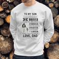 Word For Son Back Print New Style Sweatshirt Gifts for Him