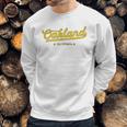 Yellow Vintage Retro Oakland California Bay Area Sweatshirt Gifts for Him