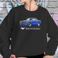 1965 1966 Ford Mustang Coupe Full Color Design Sweatshirt Gifts for Her