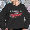 1969 Ford Torino Gt Red Sweatshirt Gifts for Her