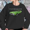 1973 Plymouth Road Runner Green Sweatshirt Gifts for Her