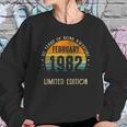 1982 Birthday Gifts For Men February 40 Years Old 40Th Bday Sweatshirt Gifts for Her