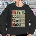 22 Years Old - 22Nd Birthday Gift September 1999 Sweatshirt Gifts for Her