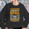 31 Years Old Birthday Awesome Since April 1990 31St Birthday Sweatshirt Gifts for Her