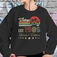 37Th Birthday Born 1985 Vintage Limited Edition 37 Birthday Sweatshirt Gifts for Her