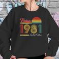 40Th Birthday 40 Years - 1981 Vintage Limited Edition Sweatshirt Gifts for Her