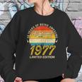 44 Years Old Bday Awesome Since 1977 - Vintage 44Th Birthday Sweatshirt Gifts for Her