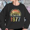 44 Years Old Birthday Awesome Since April 1977 44Th Bday Sweatshirt Gifts for Her