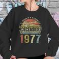 44 Years Old Gifts Vintage December 1977 44Th Birthday Gift Sweatshirt Gifts for Her