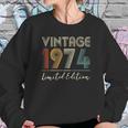 48 Years Old Gifts Vintage 1974 Limited Edition 48Th Birthday Sweatshirt Gifts for Her