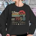 64Th Birthday Born 1958 Vintage Limited Edition 64Th Birthday Sweatshirt Gifts for Her