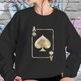 Ace Of Spades Playing Card Sweatshirt Gifts for Her