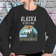 Alaska Mountain Retro Vintage Plane Bush Flying Sweatshirt Gifts for Her