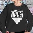 Make America Crip Again C Lims Day Snoop Dog Blue Sweatshirt Gifts for Her