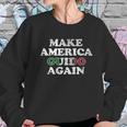 Make America Guido Again Funny Distressed Sweatshirt Gifts for Her