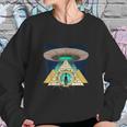 Ancient Astronaut Egyptian Pyramid Alien Conspiracy Theory Sweatshirt Gifts for Her