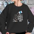 Animal Meme Gift Chill Pill Pun Chinchilla Sweatshirt Gifts for Her