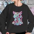 Anime Aesthetic Pastel Goth Ramen Noodle Cat Gifts Sweatshirt Gifts for Her