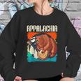 Appalachia Vintage Banjo Player Bluegrass Musician Graphic Design Printed Casual Daily Basic Sweatshirt Gifts for Her