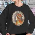 Art Nouveau Zodiac Signs Gypsy Fortune Teller Alphonse Mucha Sweatshirt Gifts for Her