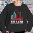 Atlanta Funny Atlanta Georgia Skyline Souvenir Sweatshirt Gifts for Her